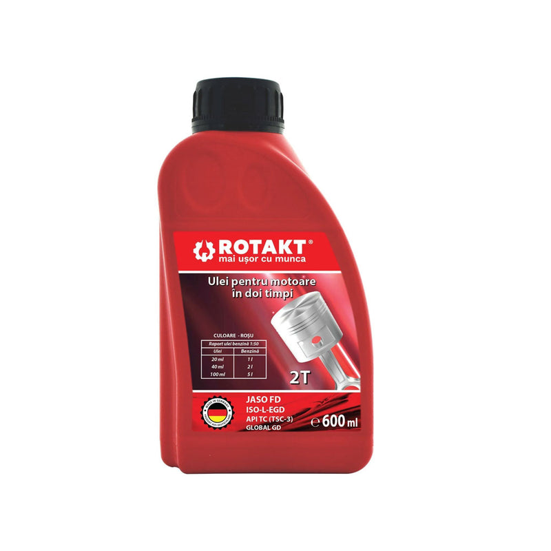 Ulei motor in doi timpi rosu Rotakt 2T 600 ml