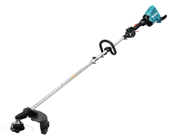 Masina multifunctionala Makita 18Vx2 DUX60ZM4 cu acumulatori si statie de incarcare, cu coasa