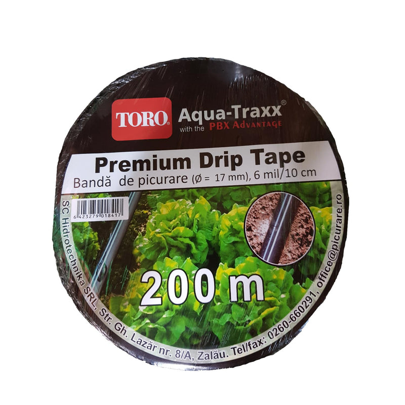 Banda de picurare Aqua Traxx 6 mil/10cm, 1,41 l/h