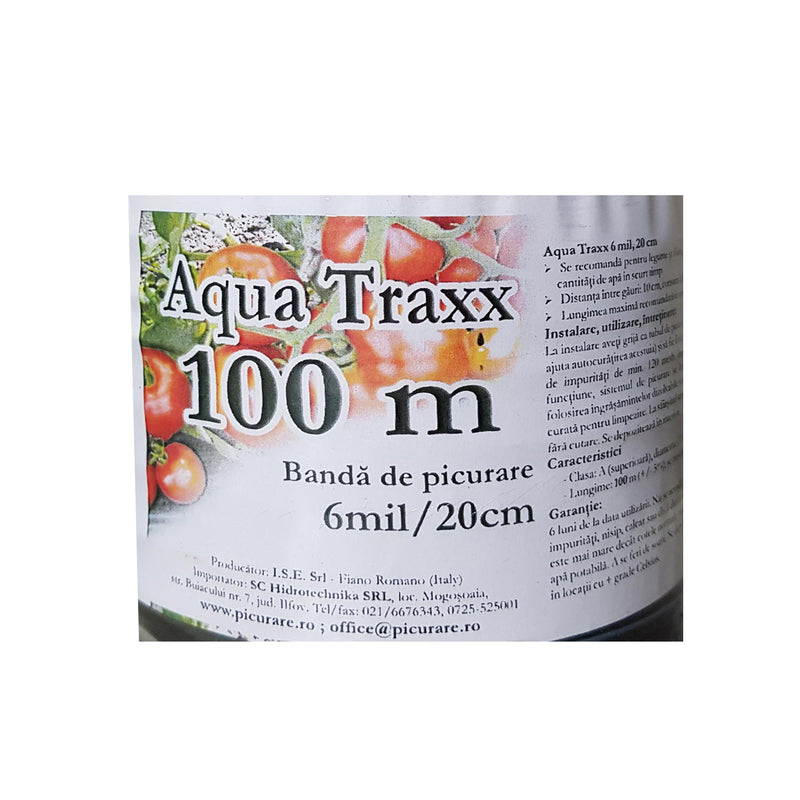 Banda de picurare Aqua-Traxx 6 mil/20 cm, 1,41 l/h