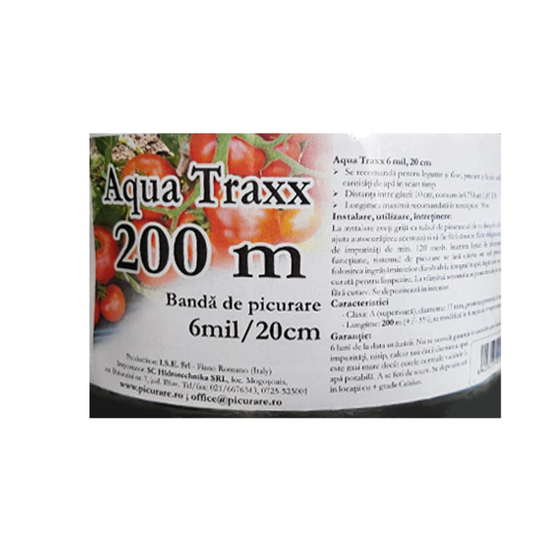 Banda de picurare Aqua-Traxx 6 mil/20 cm, 1,41 l/h