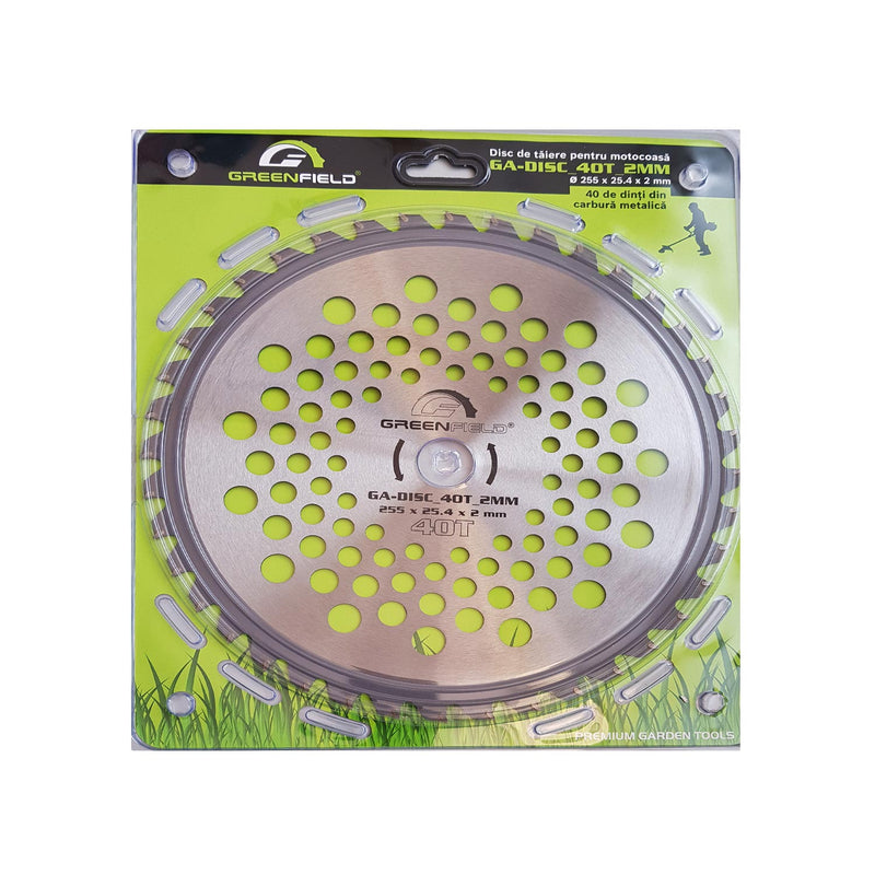 Disc motocoasa cu 40 dinti Vidia 255x25.4mm